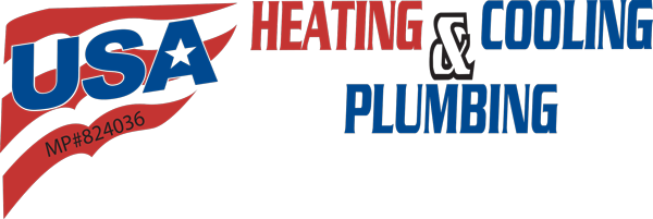 usa heating, cooling and plumbing logo